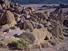 There was someone somewhere out there.  Maybe gone now. Alabama Hills in the shadow of the Sierra near Lone Pine, CA.