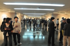 The crowd attending