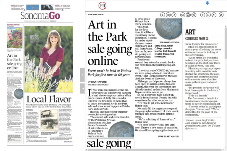 Interview about Photography for Petaluma Art in the Park